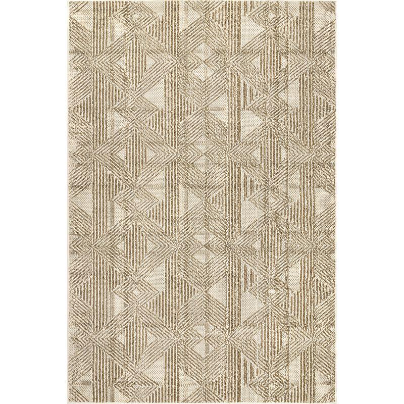 nuLOOM Trinity Textured Abstract Diamonds Area Rug