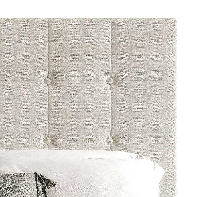 Home Design Twin Ida Headboard Warm Gray