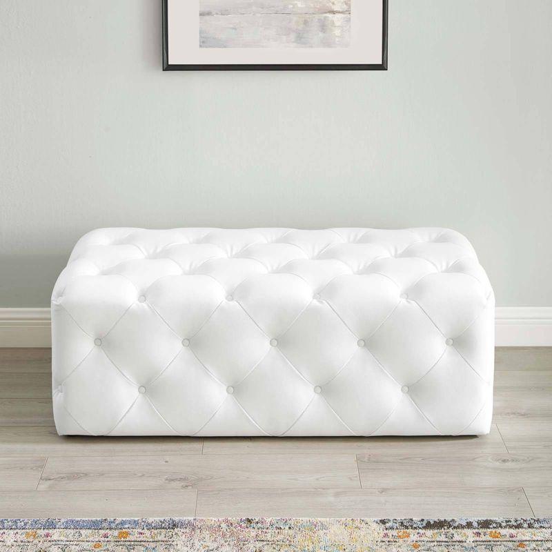 Modway Amour Tufted Button Entryway Performance Velvet Bench