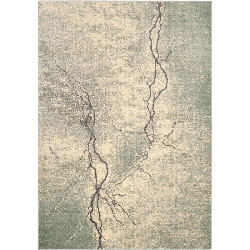 Constellation Vintage CNV748 Loomed Indoor Area Rug - Light Grey/Multi - 5'3"x7'6" - Safavieh