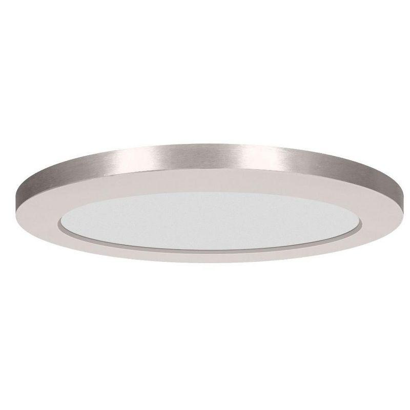 ModPLUS Brushed Steel 9" LED Flush Mount Light