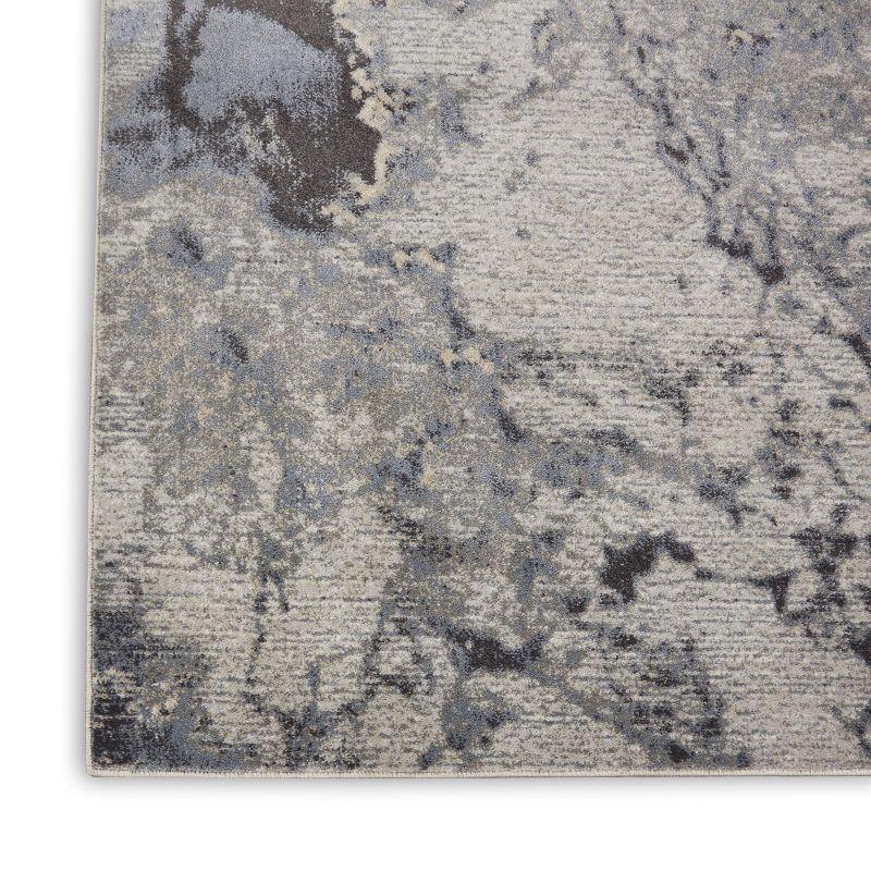 Nourison Maxell Modern Abstract Indoor Area Rug Grey 7' x 10'