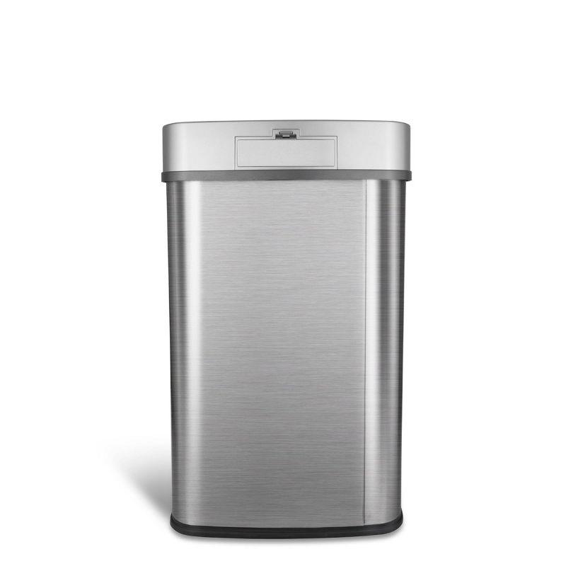 Nine Stars 13.2 Gallon Stainless Steel Motion Sensor Trash Can