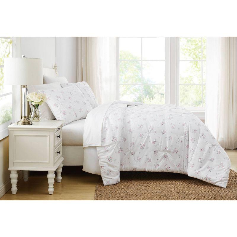 Rosebury Cotton Floral Comforter Set