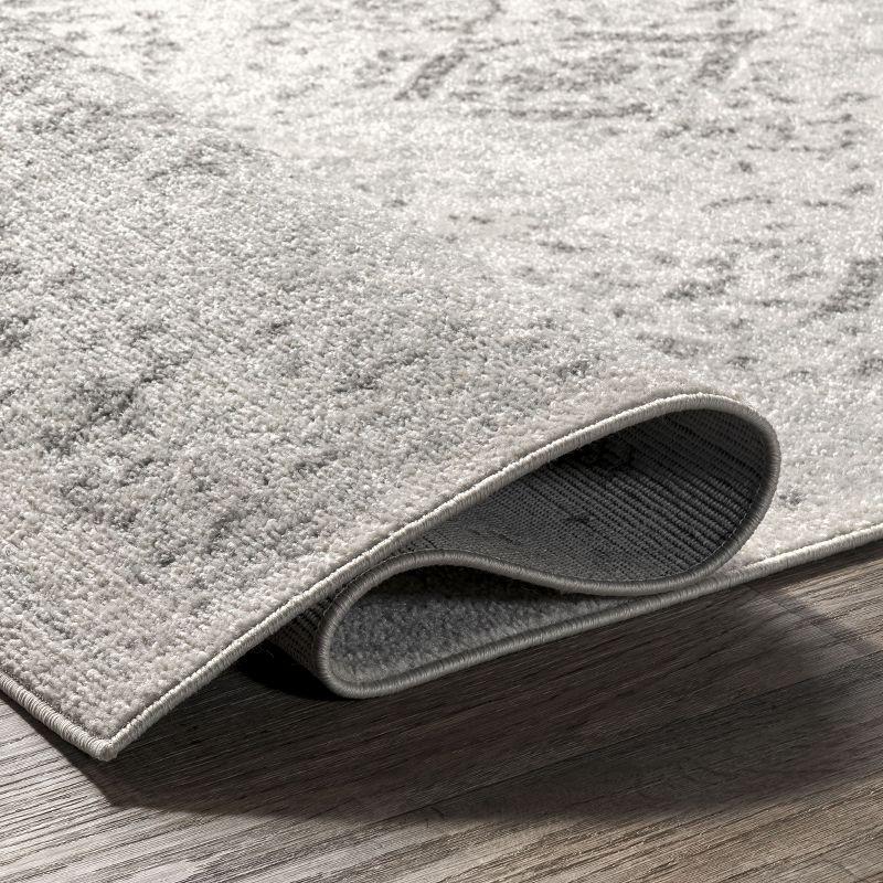 Nuloom Odell Medallion 10x13 Indoor Area Rug for Living Room Bedroom Dining Room Kitchen, Ivory/Grey