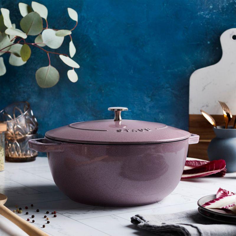 Staub ® Lilac Cast Iron 5-Qt. Essential French Oven