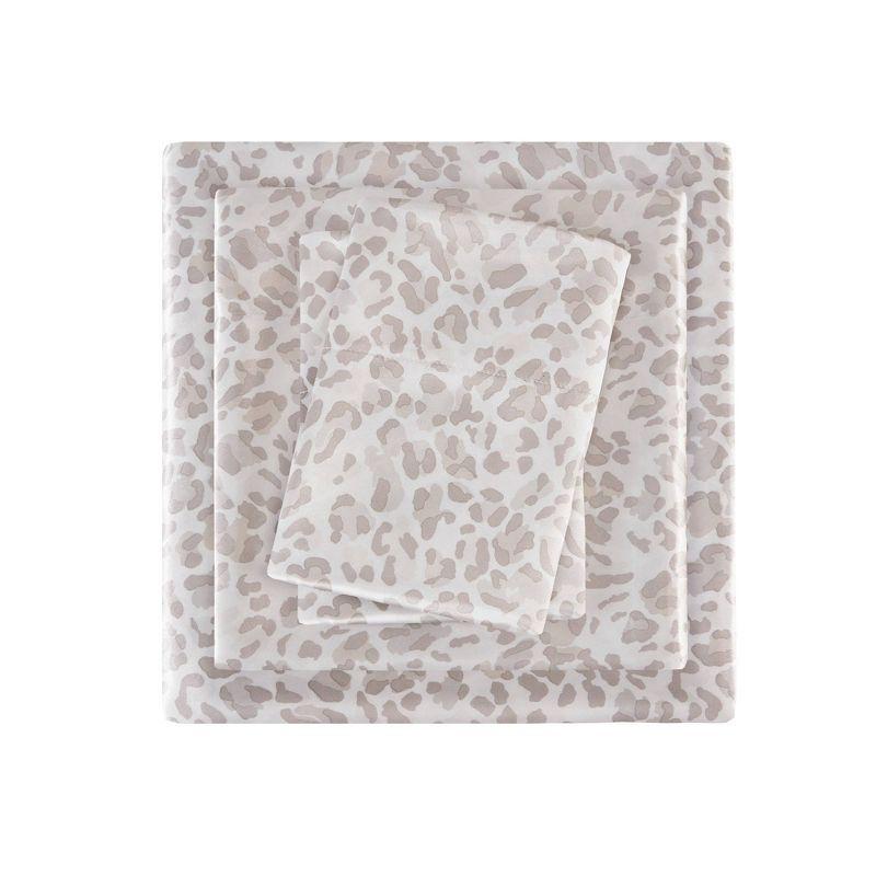 Madison Park Essentials Printed Satin Luxury Sheet Set