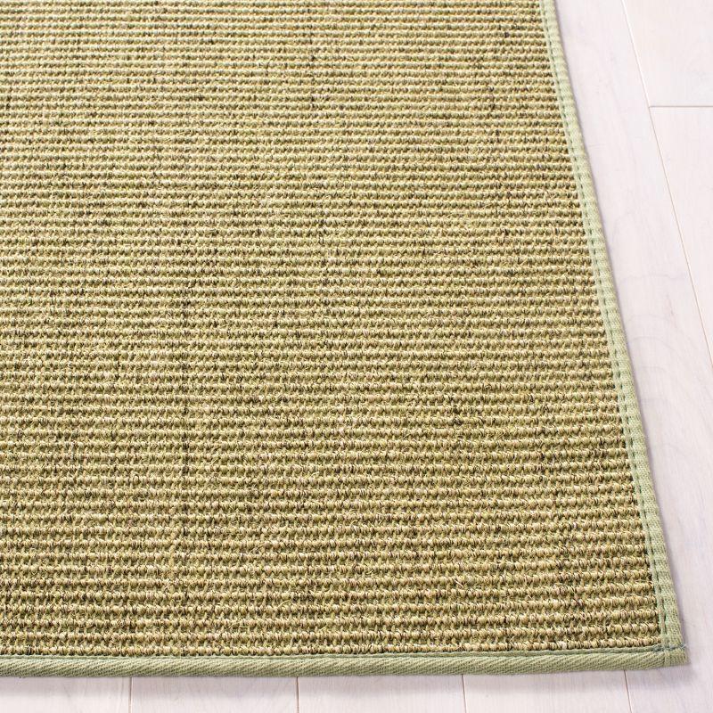 Lush Green Hand-Knotted Wool-Cotton-Silk Runner Rug, 2'3" x 10'