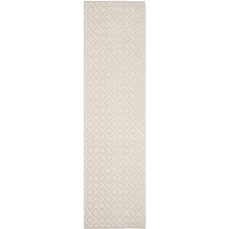 Vermont VRM104 Hand Woven Indoor Runner Rug - Ivory - 2'3"x22' - Safavieh