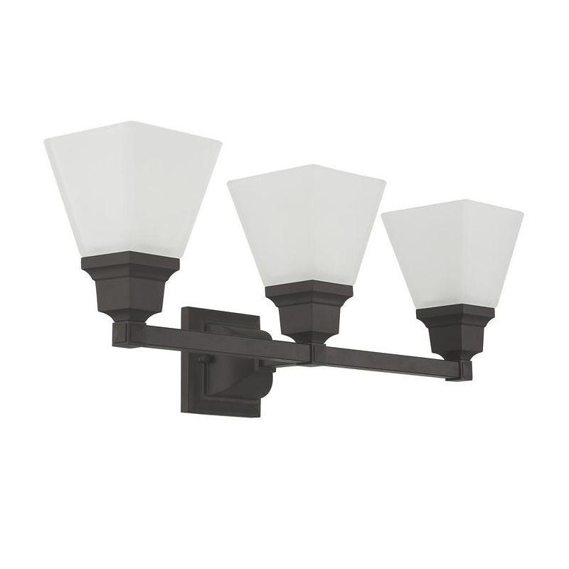 Livex Lighting Mission 3 - Light Vanity in  Bronze