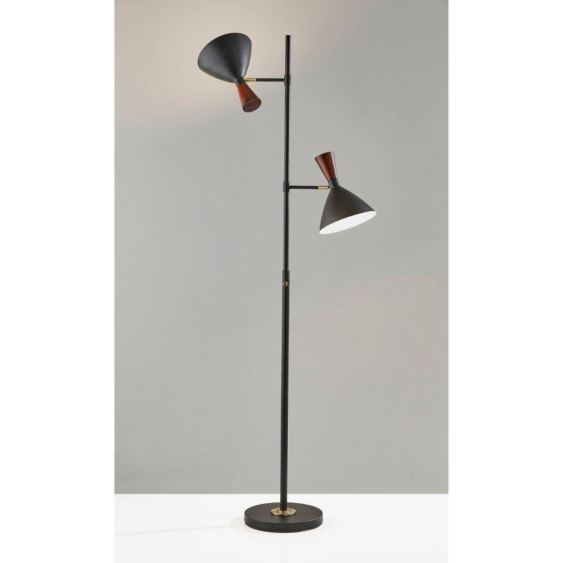 Ravenna Metal 2-Light Floor Lamp (67")