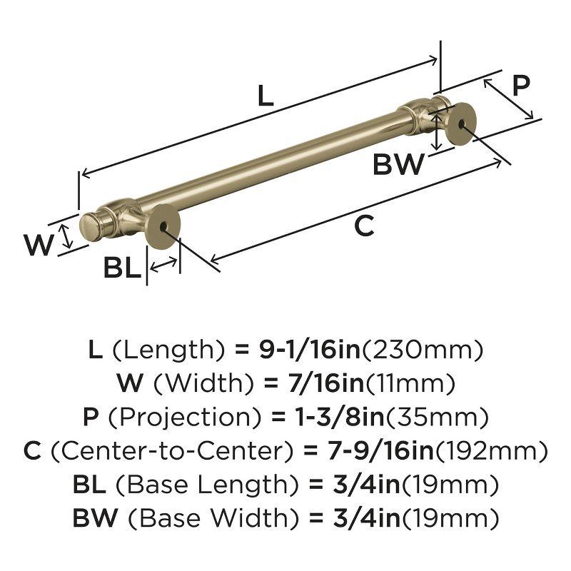 Winsome 7 9/16" Center To Center Bar Pull