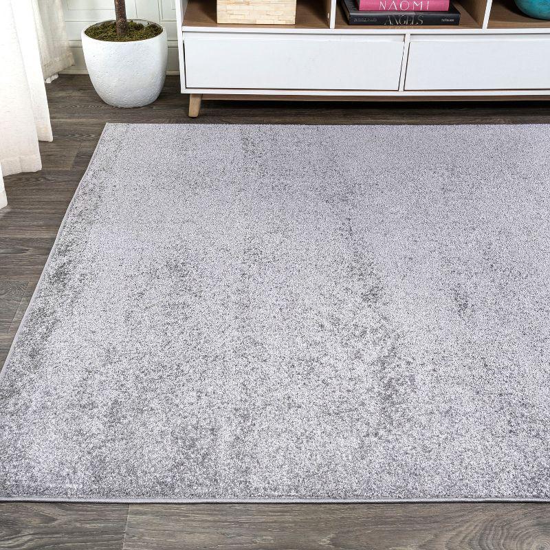 Haze Solid Low-Pile Indoor Area Rug - JONATHAN Y