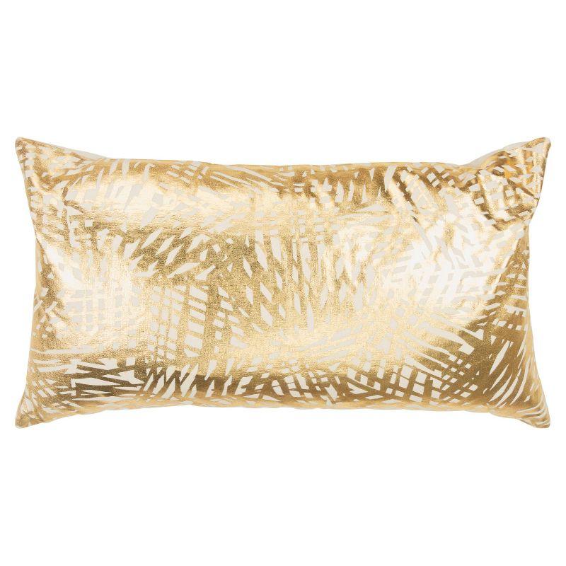 Abstract Cotton Throw Pillow