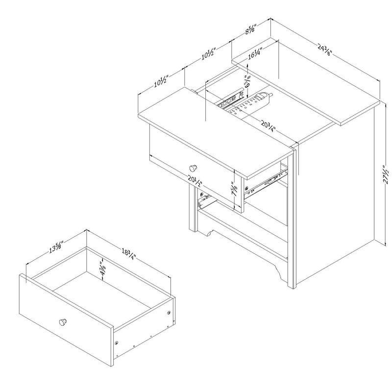 Vito 2 - Drawer Nightstand