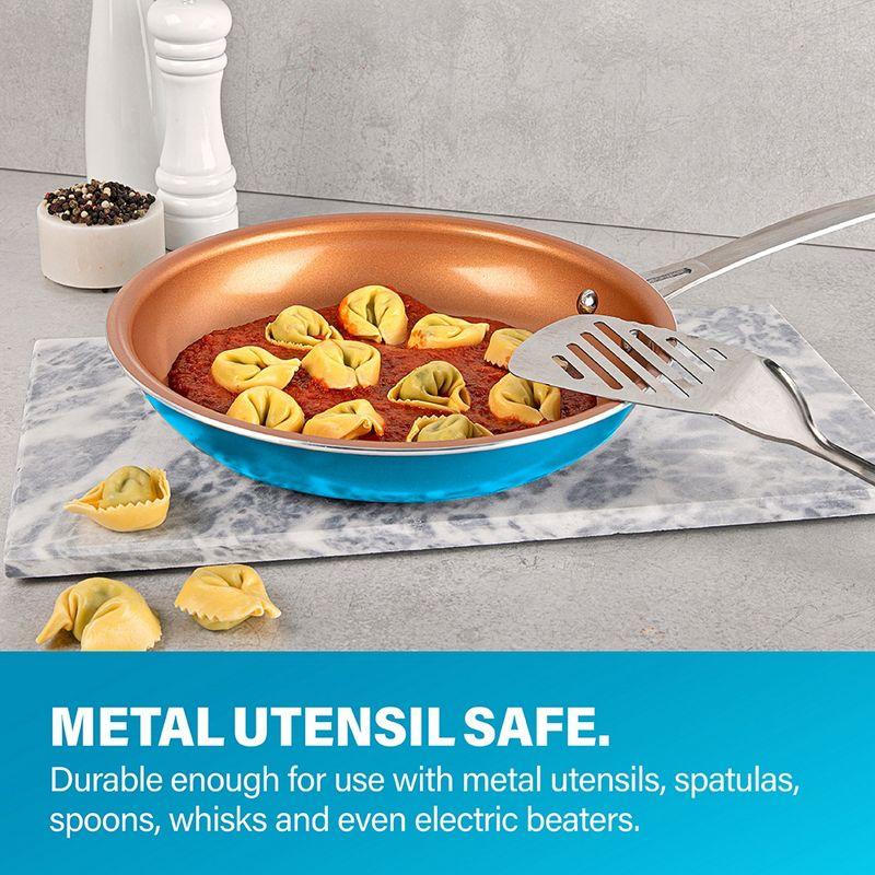 Gotham Steel 20 Piece Nonstick Cookware and Bakeware Set, Stay Cool Handles, Oven & Dishwasher Safe