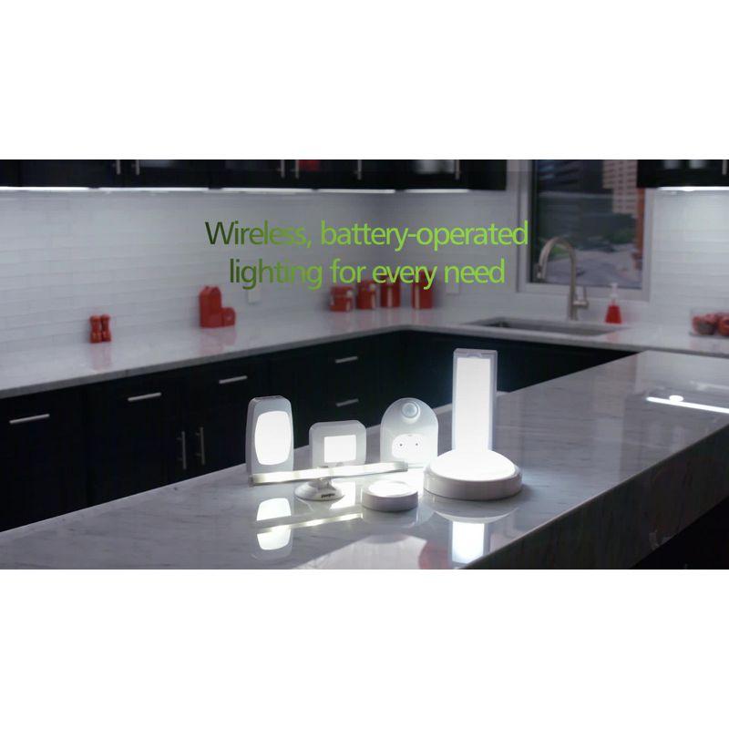 Enbrighten 12-inch Battery Operated Color-Changing LED Under Cabinet Light Bar with Remote