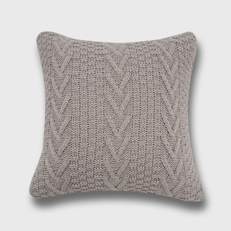 EverGrace Ratree Chunky Reversible Throw Pillow