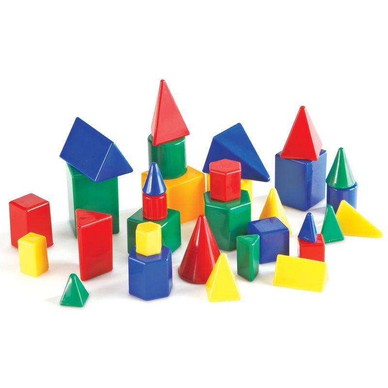 Learning Resources 32 Piece Mini GeoSolids Set