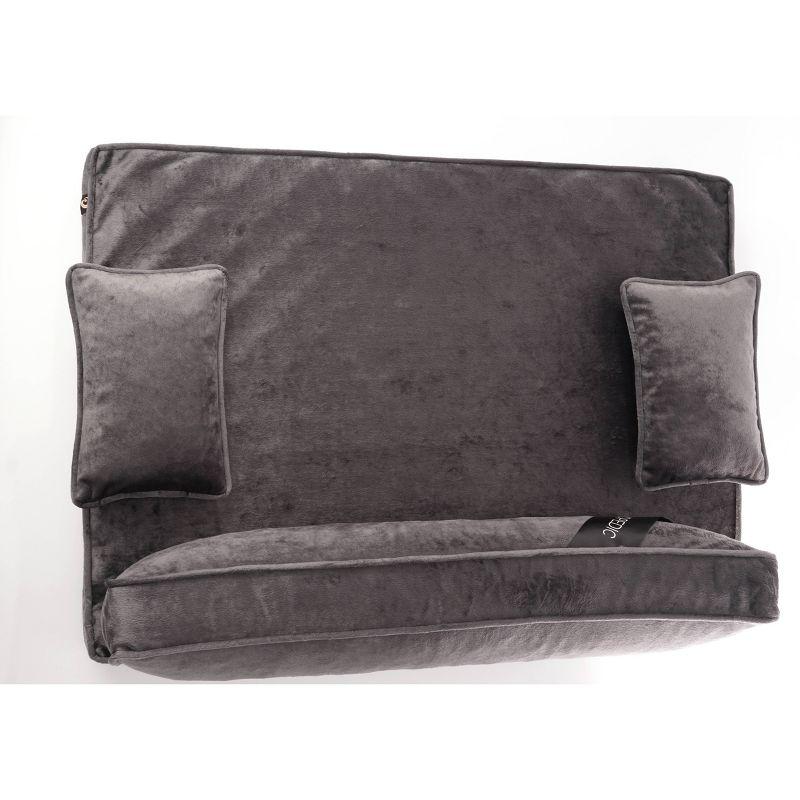 Medium Gray Orthopedic Outdoor Dog Sofa Bed