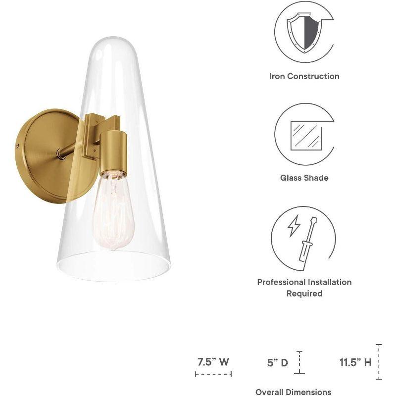 Modway Beacon 1-Light Wall Sconce