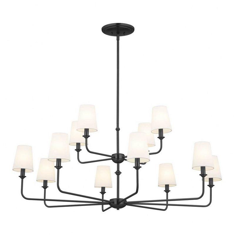 Kichler Lighting Pallas 12 - Light Chandelier in  Black