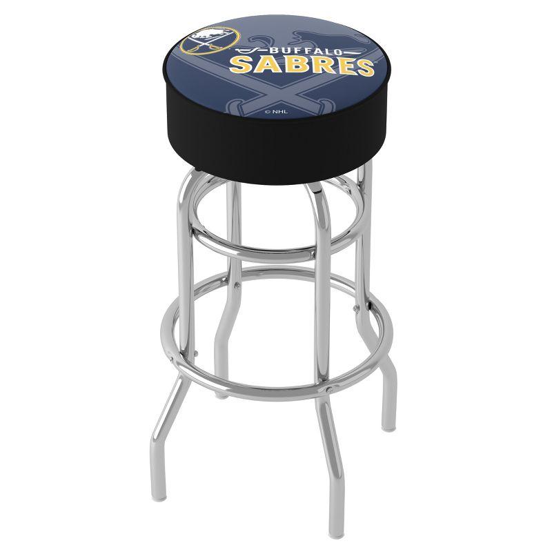 Buffalo Sabres NHL Chrome Swivel Bar Stool