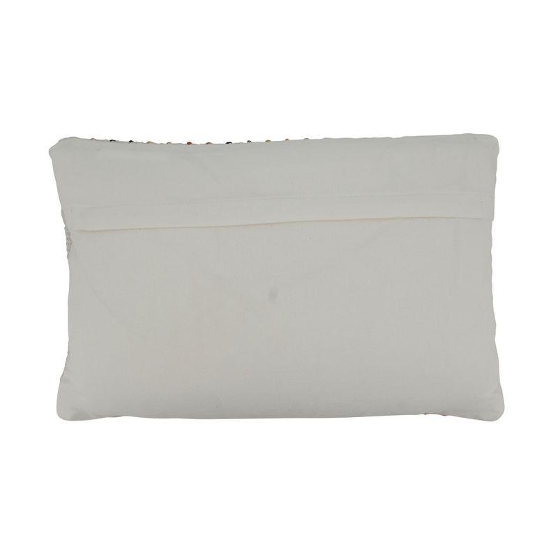Saro Sunnyland Collection Striped Cotton Pillow Cover