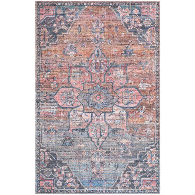 Elysian Multi-Color Floral Synthetic 5x8 Area Rug