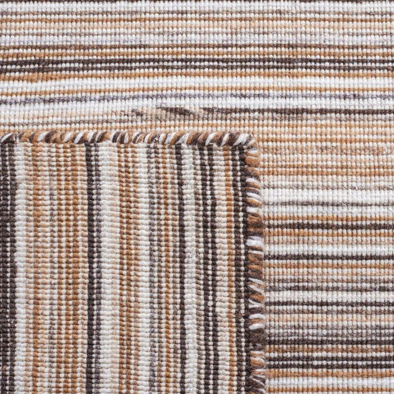 Kilim KLM313 Hand Woven Area Rug - Brown/Yellow - 3'x5' - Safavieh.