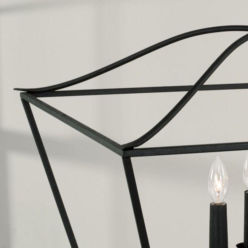 Capital Lighting Grady 4 - Light Dimmable Lantern Square / Rectangle Chandelier