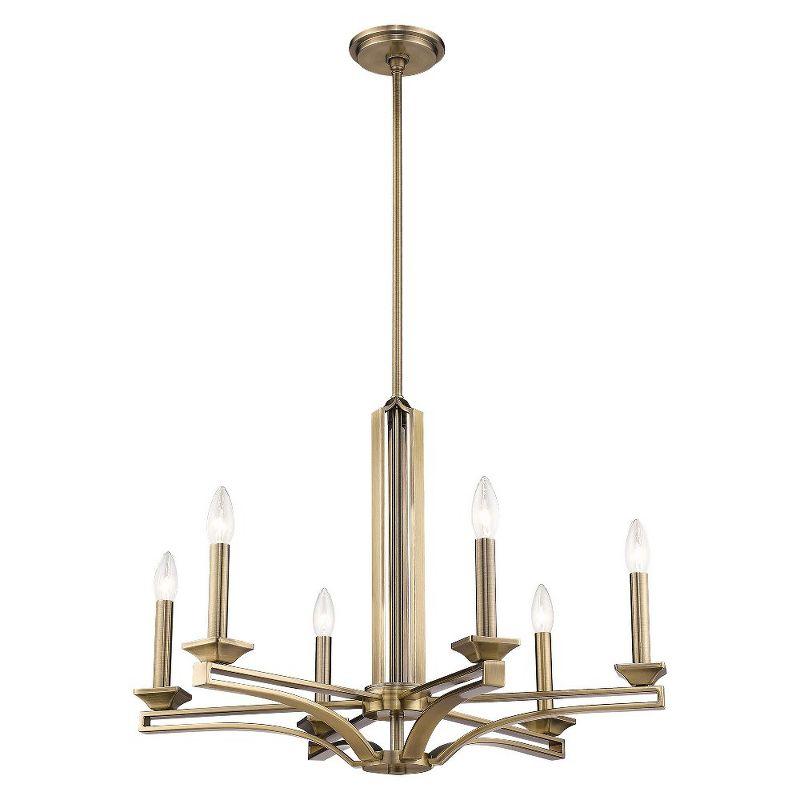 Livex Lighting Trumbull 6 - Light Chandelier in  Antique Brass