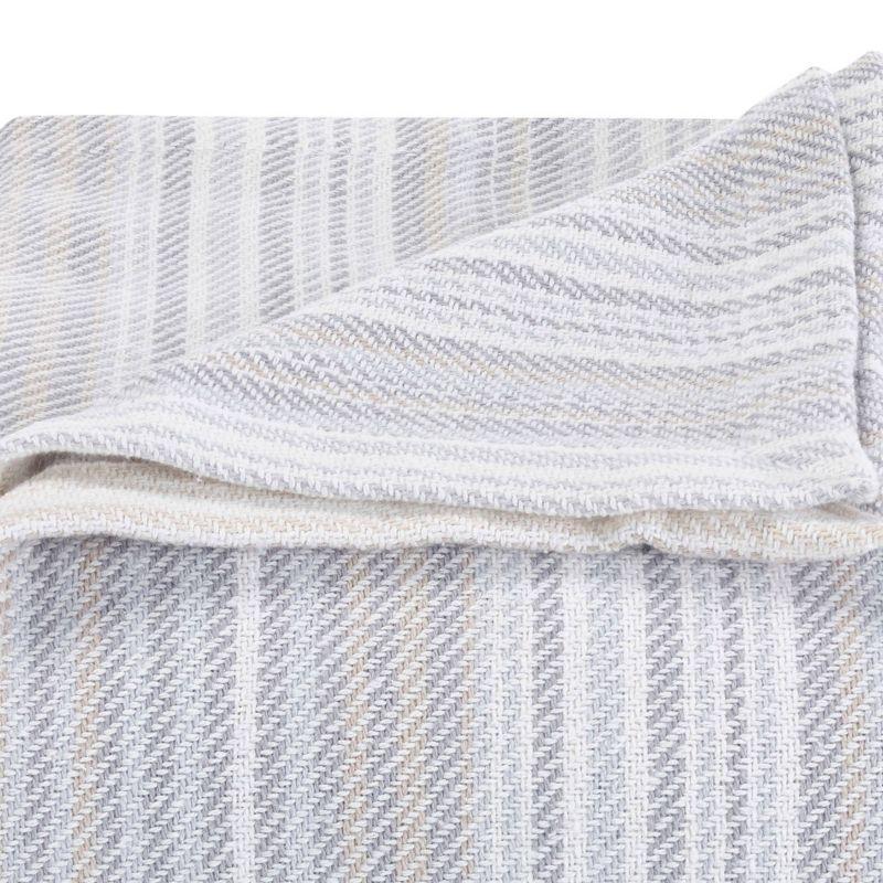 King Dune Cotton Reversible Striped Blanket