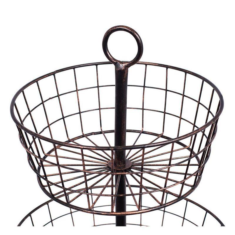 BirdRock Home Metal/Wire Basket