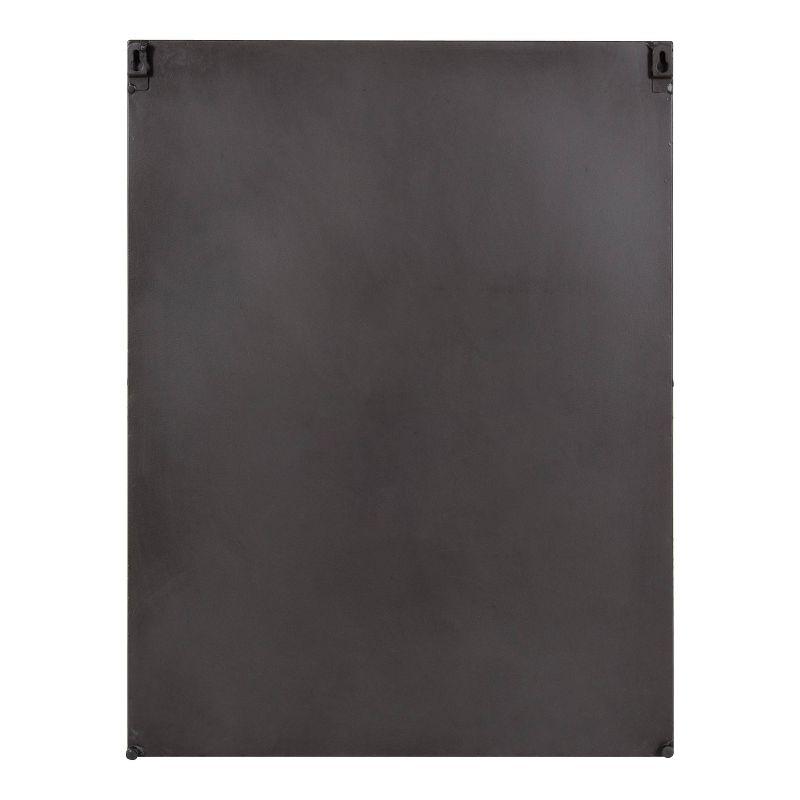 18" x 24" Lintz Metal Framed Wall Mirror with Shelf, Modern Decor - Kate & Laurel All Things Decor