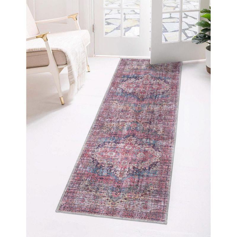 Mangata Modern Multicolor Chenille 2x10 Runner Rug