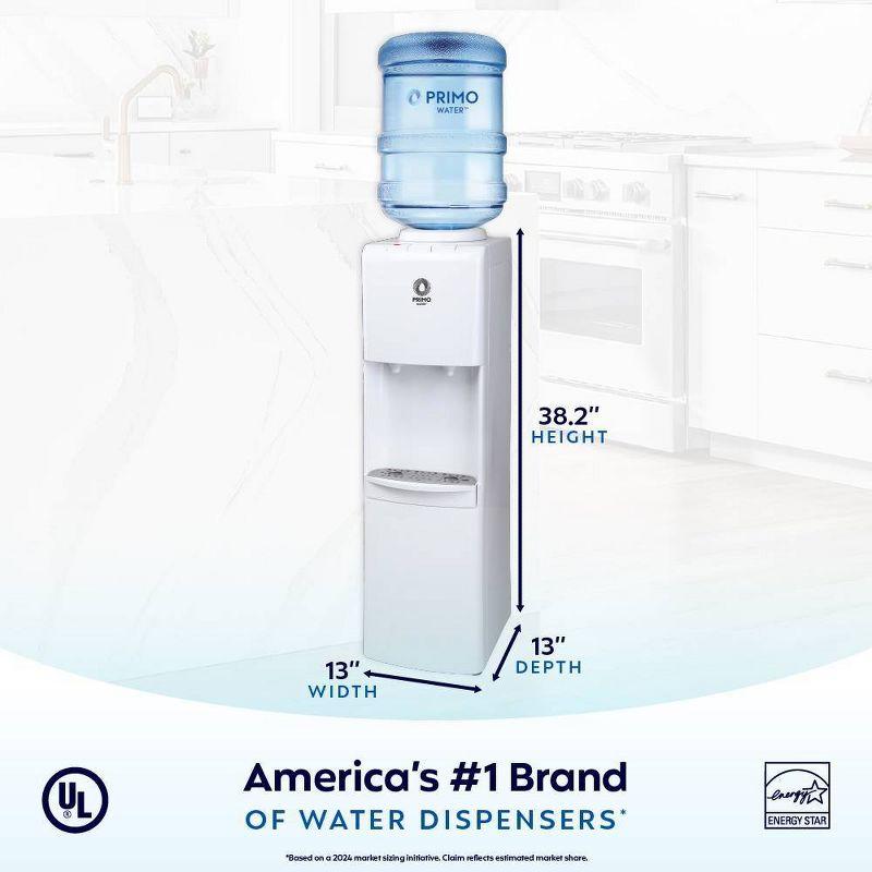 Primo Water Dispenser: Freestanding Electric, Hot & Cold, 135.26 Volume, Energy Star Certified, 1-Year Warranty