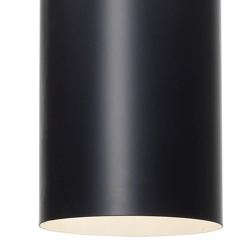 Crystorama Lighting Alston 1 - Light Chandelier in  Matte Black/White
