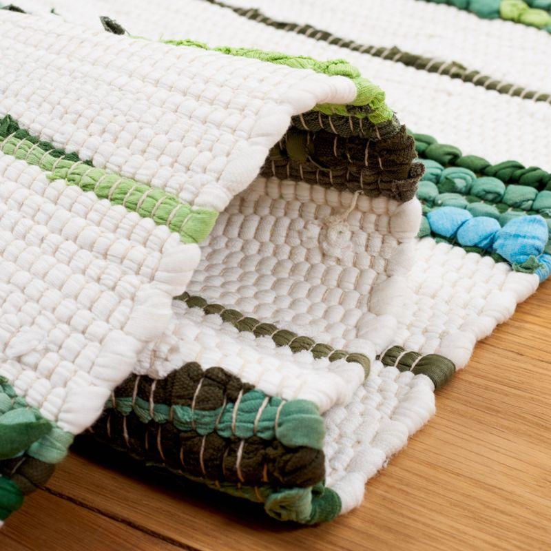 Montauk MTK623 Hand Woven Area Rug - Green/Ivory - 6'x6' - Safavieh.