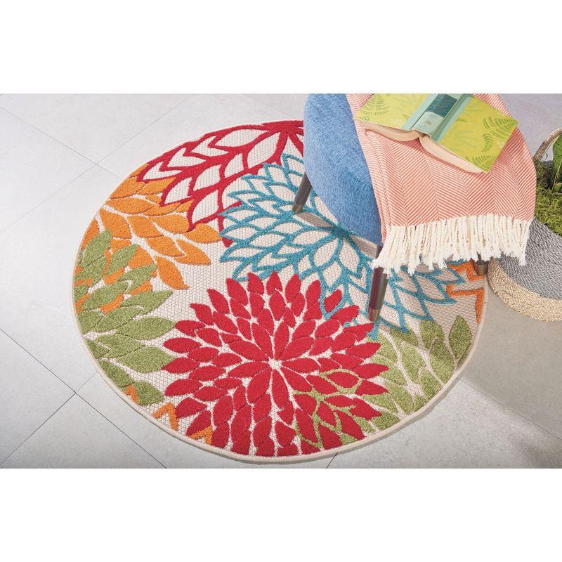 Nourison Aloha Floral Bloom Indoor Outdoor Rug