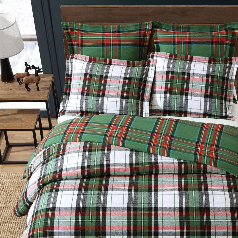 Spencer Plaid Green Euro Sham Set of 2 - Levtex Home