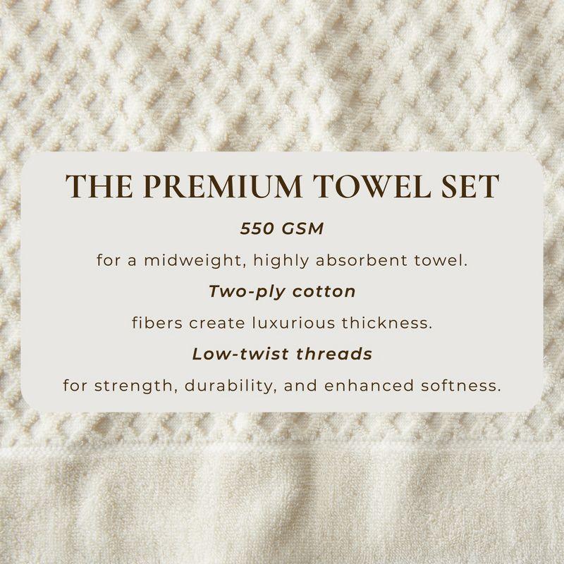 FreshFolds Ultra-Soft & Absorbent 100% Cotton Towel Set