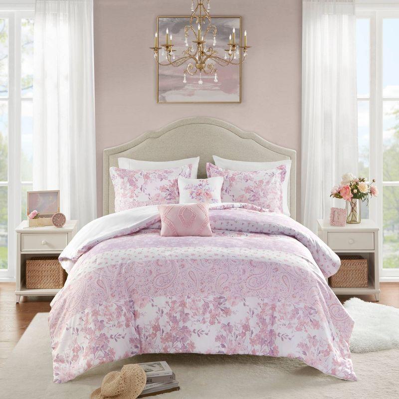 Intelligent Design Floral Paisley Comforter Set