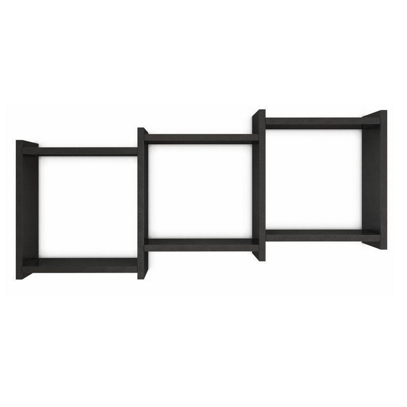 35.5" x 16.3" Connected Three Cube Wall Shelf - Danya B.