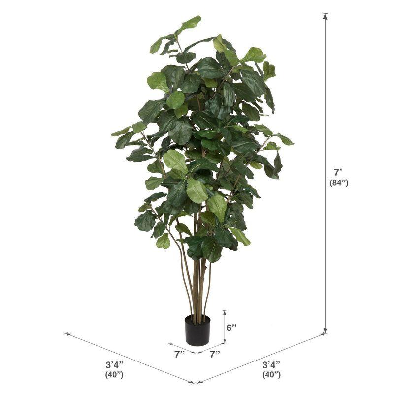 Vickerman Artificial Potted Fiddle Tree