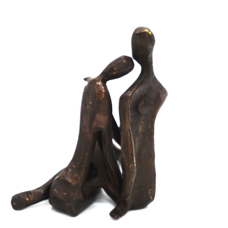 Danya B Small Couple Embracing Cast Bronze