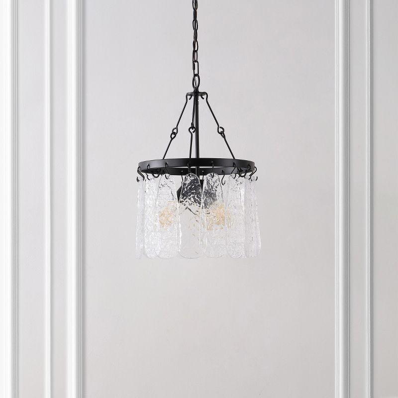 Parven 3 - Light Dimmable Wagon Wheel Chandelier