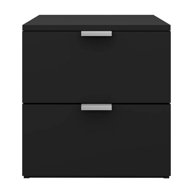 Delmar Wood 2 Drawer Nightstand Matte - Hillsdale Furniture