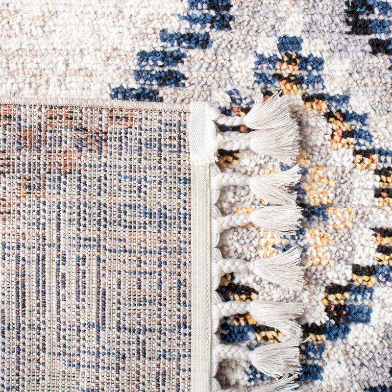 Morocco MRC860 Power Loomed Area Rug - Grey/Rust - 8'x10' - Safavieh.