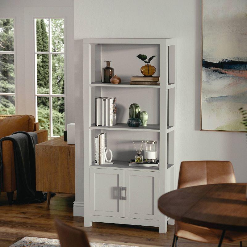 Martha Stewart Teague Martha Stewart 68" Shaker Bookcase with Storage Cabinet